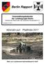 Berlin Rapport. Veranstaltungskalender der Landesgruppe Berlin Verband der Reservisten der Deutschen Bundeswehr e.v. Ausgabe II / 2017 Nr.