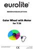 Color Wheel with Motor for T-36