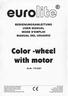 Color -wheel with'motor