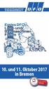 Deutsche Forschungsgesellschaft für Oberflächenbehandlung e.v. 10. und 11. Oktober 2017 in Bremen