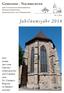 Jubiläumsjahr Gemeinde - Nachrichten. 600 Jahre seit der Grundsteinlegung. des Chores der St. Georgs- Kirche in Immenhausen