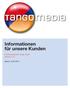 Informationen für unsere Kunden. Publishing-System tango media Version: 4.13