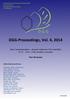 DGG-Proceedings, Vol. 4, 2014