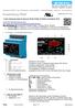 - 3-fach Temperaturrelais für Sensoren Pt100, Pt1000, KTY83/84 und Kaltleiter (PTC)