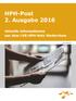 HPH-Post 2. Ausgabe 2016 Aktuelle Informationen aus dem LVR-HPH-Netz Niederrhein