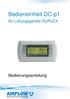 Bedieneinheit DC-p1. für Lüftungsgeräte DUPLEX. Bedienungsanleitung