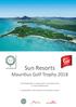 Sun Resorts Mauritius Golf Trophy Eine begleitete Gruppenreise nach Mauritius zu Top-Konditionen! Traumhafter Golf-Urlaub im Indischen Ozean