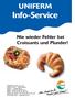 Info-Service UNIFERM. Nie wieder Fehler bei Croissants und Plunder!
