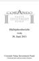 CORANDO. Halbjahresbericht vom 30. Juni Corando Value Investment Fund. Va l u e. Effektenfonds (schweizerischen Rechts)