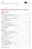 Modulhandbuch: Technische Redaktion und Kommunikation BA
