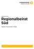 Mitgliederverzeichnis. Regionalbeirat Süd