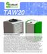 TAW20 Tandem Split Luft/Wasser-Wärmepumpe