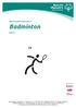 Badminton (2017) Special Olympics Sportregeln