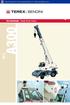 View thousands of Crane Specifications on FreeCraneSpecs.com A t