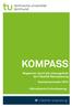 KOMPASS. Wegweiser durch die Lehrangebote der Fakultät Raumplanung Sommersemester Aktualisierte Onlinefassung -