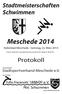 Meschede 2014 Hallenbad Meschede - Samstag, 22. März 2014