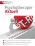 Psychotherapie Aktuell 9. Jahrgang Heft
