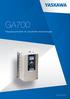 GA700. Frequenzumrichter für industrielle Anwendungen.