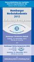 Homburger Herbstakademie 2012 Einladung & Programm
