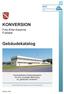 KONVERSION. Gebäudekatalog. Fritz-Erler-Kaserne Fuldatal. GKU Standortentwicklung GmbH