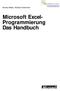 Microsoft Excel- Programmierung Das Handbuch