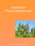 Checkliste Pflanzenheilkunde