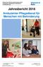 Jahresbericht Ambulanter Pflegedienst für Menschen mit Behinderung