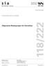 118/222. sia. Allgemeine Bedingungen für Gerüstbau. Schweizer Norm Norme suisse Norma svizzera. SIA 118/222:2012 Bauwesen