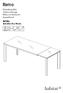 Remo. Extending table Table à rallonge Mesa con extensión Ausziehtisch x 76 x 90 cm