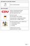 Infos in Leichter Sprache. Es gibt in Deutschland eine Partei: Christlich Demokratische Union. Die Partei heißt auch: CDU.