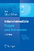 Franz Kehl Sebastian Schulz-Stübner Intensivmedizin: Fragen und Antworten