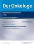 Der Onkologe. Elektronischer Sonderdruck für J. Weis. Patientenorientierung in der Onkologie. Ein Service von Springer Medizin
