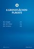 6 GROSSFLÄCHEN- PLAKATE. 6.1 Citylight /1-Plakat Templates 168