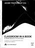 CLASSROOM IN A BOOK Das offiziehe Trainingsbuch von Adobe Systems