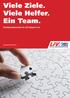 Viele Ziele. Viele Helfer. Ein Team. Fachbereichsarbeit im LFV Bayern e.v.