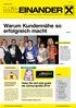 Die Kundenzeitung der Raiffeisenbank Eberndorf. Warum Kundennähe so erfolgreich macht. Holen Sie sich jetzt gratis die Jahresvignette 2010!