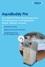 AquaBuddy Pro. Das CAMILLO Körper-Reinigungssystem für Krankenhäuser und Pflegeheime. Einfach. Hilfreich. Innovativ. Die Dusche im Bett
