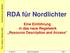 RDA für Nordlichter Eine Einführung in das neue Regelwerk Resource Description and Access
