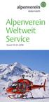 Alpenverein Weltweit Service