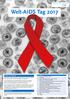 Welt-AIDS Tag Poster Ausstellung. Dankeschön
