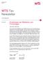 WTS Tax Newsletter. Zuzahlungen der Mitarbeiter zum Firmenwagen. Lohnsteuer. Editorial. Oktober 2017 # Liebe Leserin, lieber Leser,