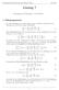 Physikalische Chemie II (für Biol./Pharm. Wiss.) FS Lösung 7. Musterlösung zum Übungsblatt 7 vom
