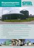 Biogasanlagenbau für Nachwachsende-Rohstoff-Anlagen mit hoher Faulraumbelastung