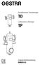 Dampftrockner/ Dampfreiniger TD. Lufttrockner/Luftreiniger TP. Original-Betriebsanleitung