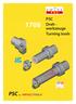 PSC Dreh - werkzeuge Turning tools. PSC by SWISS TOOLS