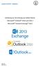 JupiterCLOUD - Infodocs. Anleitung zur Einrichtung von  -clients - Microsoft Outlook 2010 und 2013 Microsoft Hosted Exchange 2013