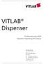 VITLAB Dispenser. Prüfanweisung (SOP) Standard Operating Procedure