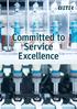 Halbjahresbericht Committed to Service Excellence