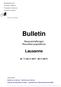 Bulletin. Lausanne. Neuanschaffungen Nouvelles acquisitions. Nr. 11 ( ) B u n d e s g e r i c h t. T r i b u n a l f é d é r a l