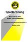 Sportordnung Besonderer Teil Bohle und Dreibahnen Landesverband Kegeln/Bowling Sachsen-Anhalt e. V. Sektion Bohle
